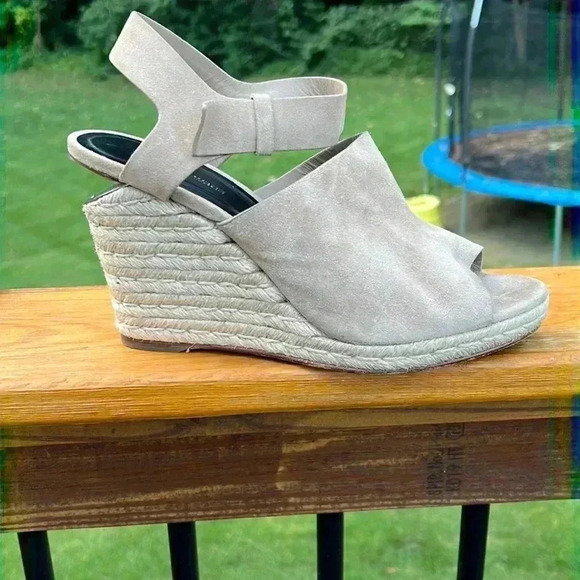 Alexander Wang suede wedge sandals - Picture 1 of 7